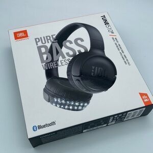 NWB JBL Tune 510BT Wireless Headphones - Black